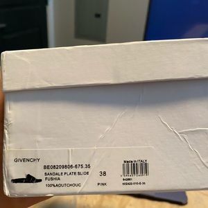 Givenchy mink fur pink slides! Never been worn!